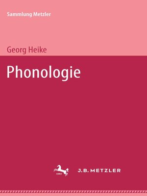 cover image of Phonologie
